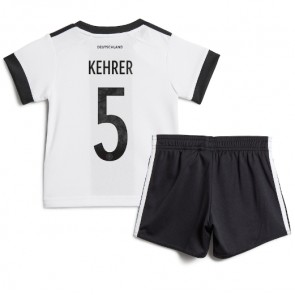 Tyskland Thilo Kehrer #5 Hjemmebanesæt Børn VM 2022 Kort ærmer (+ korte bukser)